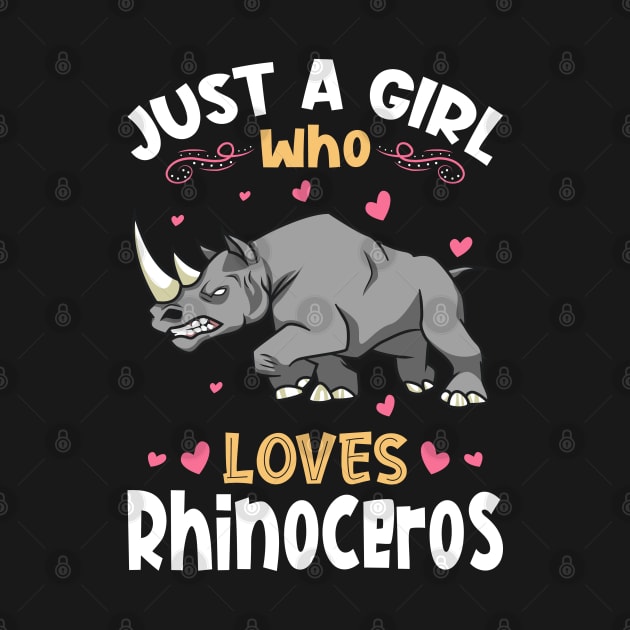 Just a Girl who Loves Rhinoceros by aneisha