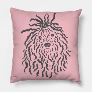 Puli (Pink and Gray) Pillow