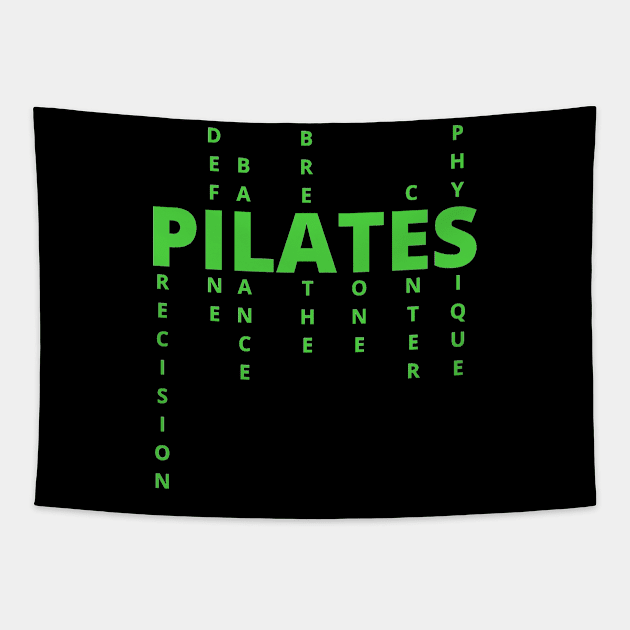 Pilates Tapestry by TheDesigNook