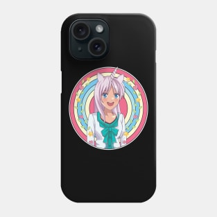 'Japanese Anime Unicorn Girl' Cool Japanese Kawaii Phone Case