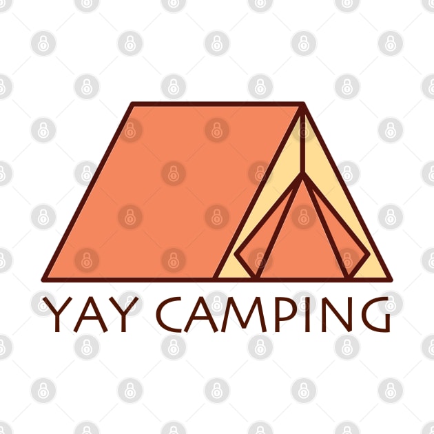 YAY Camping by  The best hard hat stickers 