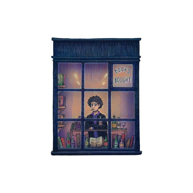 Bookshop window by illustore