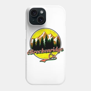 Breckenridge Colorado Mountains Skiing Biking Climbing Phone Case