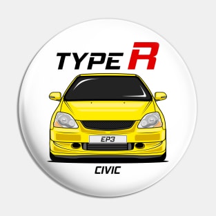 Civic EP3 Type R Yellow Pin