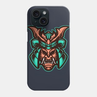 Cool Samurai Helmet Phone Case