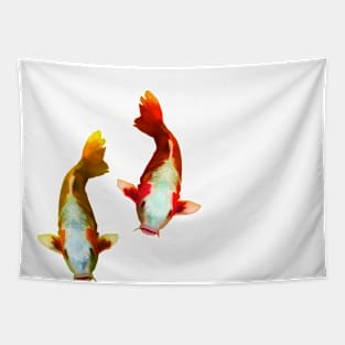 KOI Fish Pair Tapestry