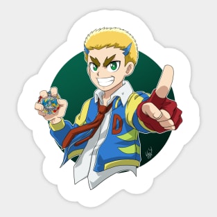 Shu Kurenai (no background) from Beyblade Burst Sticker for Sale by  Kaw-dev