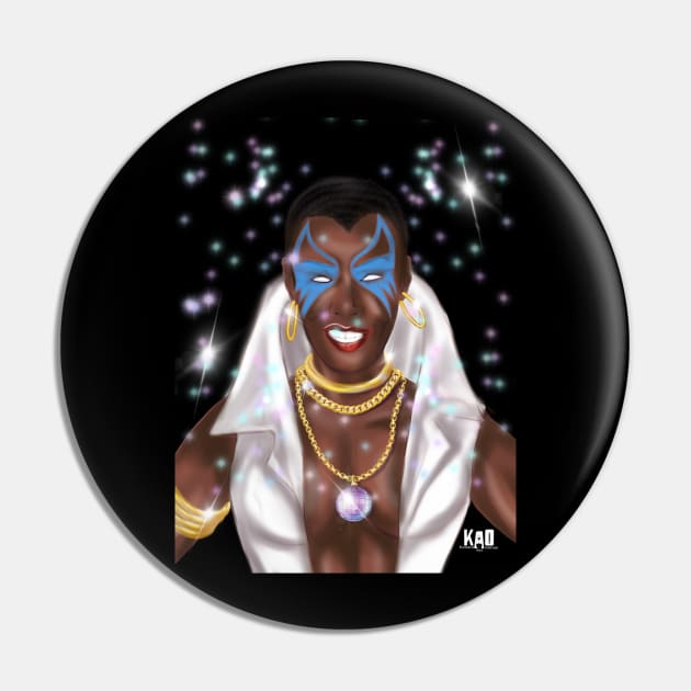 Original Disco Diva Pin by KonataArtOnline