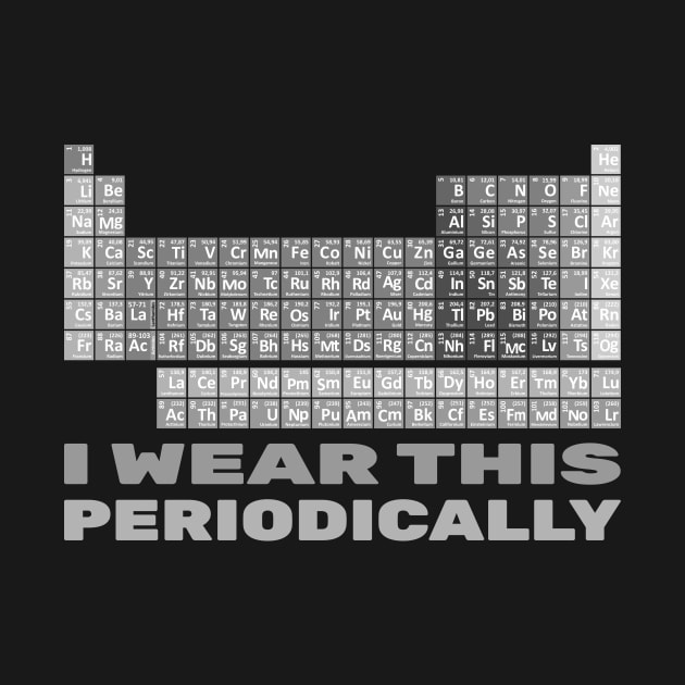 I Wear This Periodically by CentipedeWorks