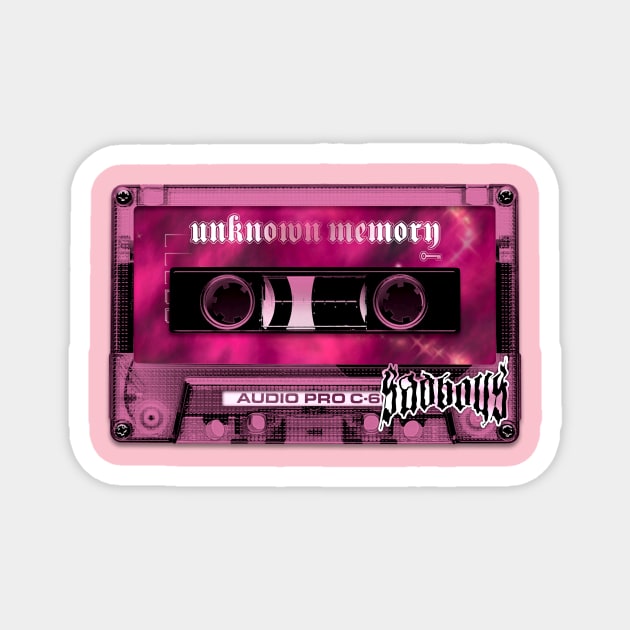 Yung Lean Unknown Memory Cassette Magnet by Big Tees