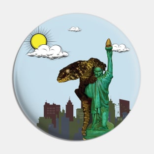 Courage In NYC Pin