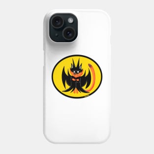 batsy ecopop fox in cosplay disguise art Phone Case