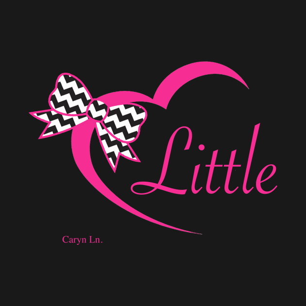 My Little - Chevron Bow and Heart by carynln