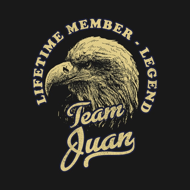 Juan Name - Lifetime Member Legend - Eagle by Stacy Peters Art