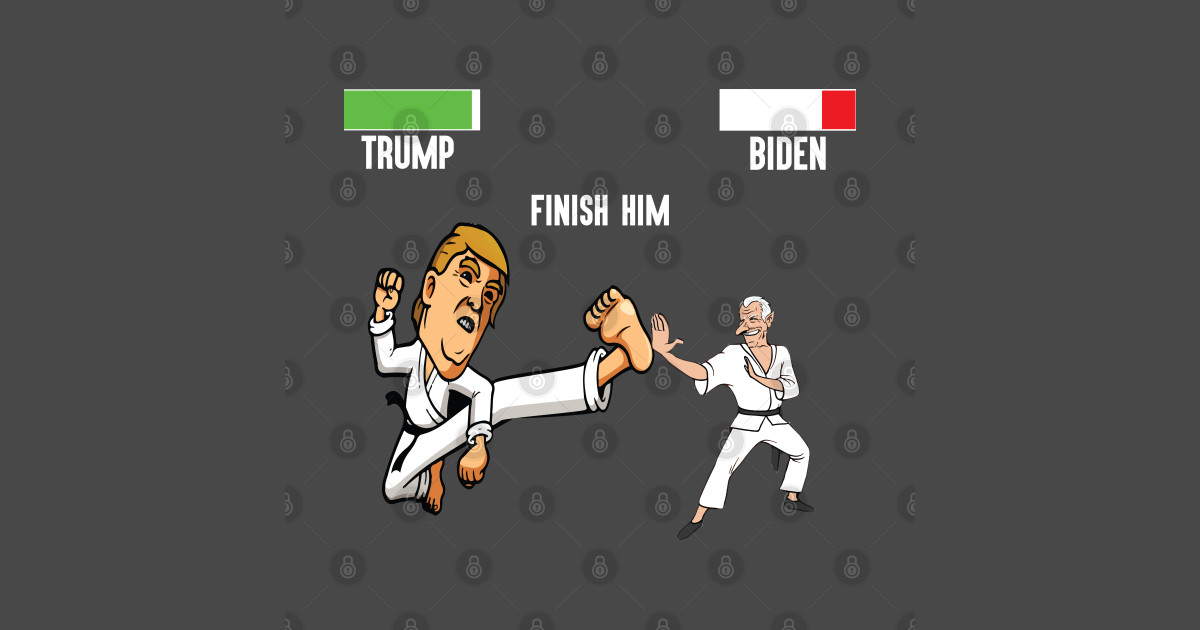 Donald Trump Finish Joe Biden - Trump 2020 - T-Shirt ...