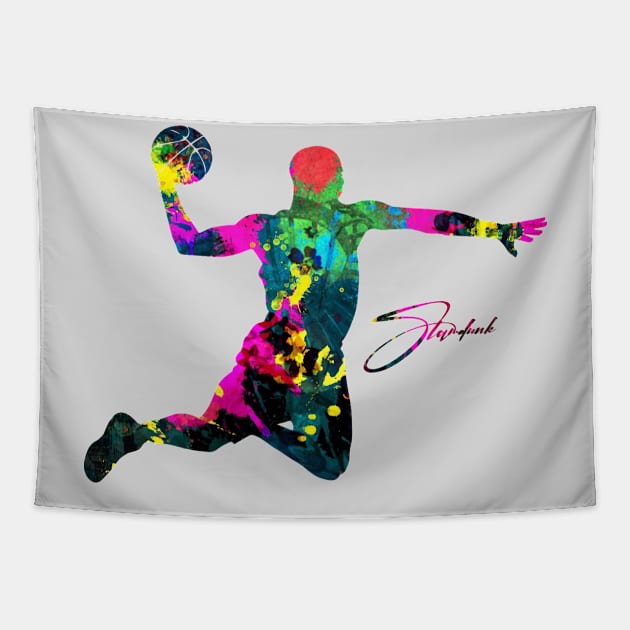 Look Grand with a Slam Dunk Tapestry by FamiLane