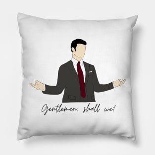 elijah mikaelsons gentlemen shall we the originals Pillow