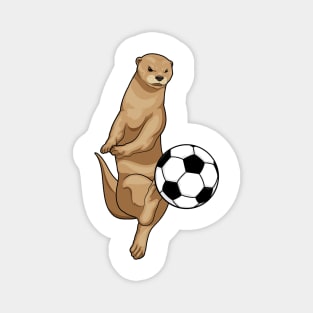 Otter Soccer player Soccer Magnet