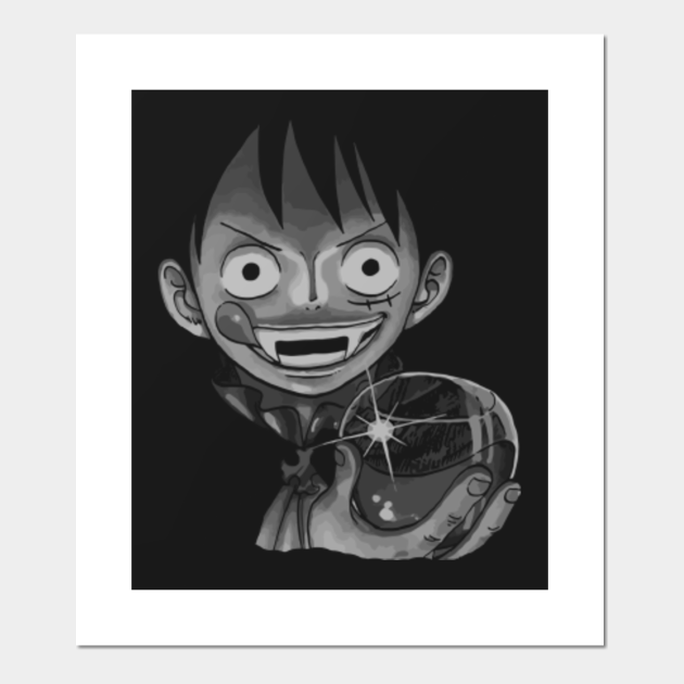 Scary Luffy One Piece Halloween Anime One Piece Anime Posters And Art Prints Teepublic