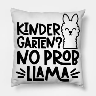 Kindergarten, No Problem Funny Kids Back to School Pillow