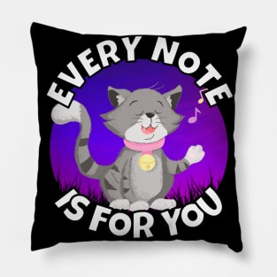 Singing Kitten – Every Note Pillow