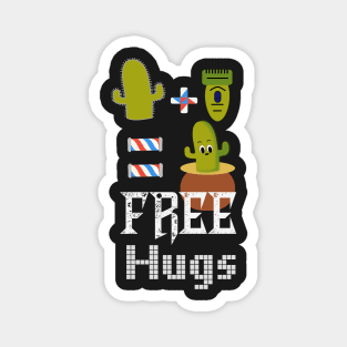 Free hugs FUNNY cactus Magnet