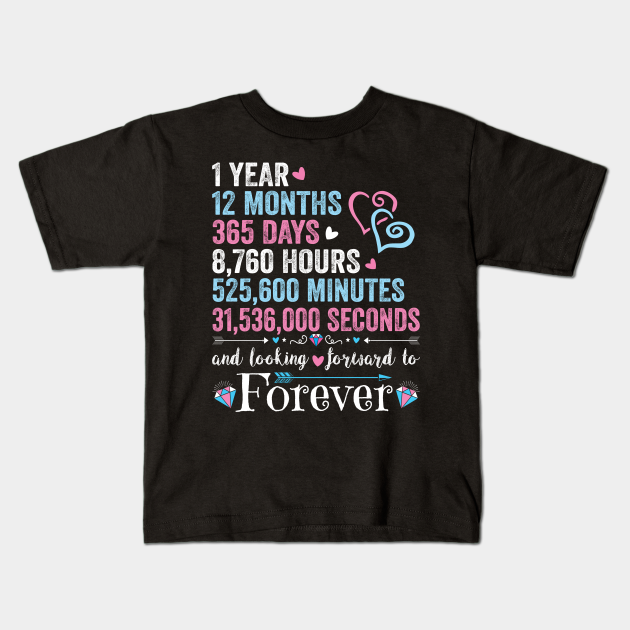 1st year wedding anniversary shirts