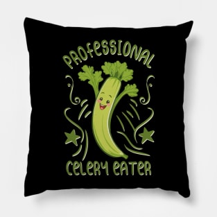 Professional Celery Eater cute Pillow