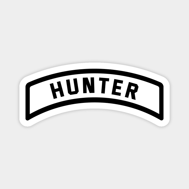 Hunter Tab Magnet by BadgeWork