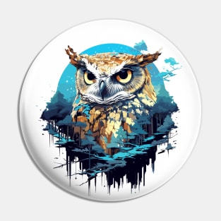 Owl Bird Animal Freedom World Wildlife Beauty Adventure Pin