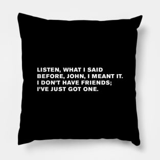 Sherlock Quote Pillow