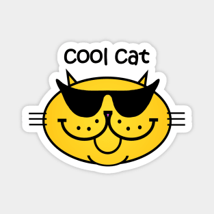 COOL CAT 2 -SOLID GOLD Magnet