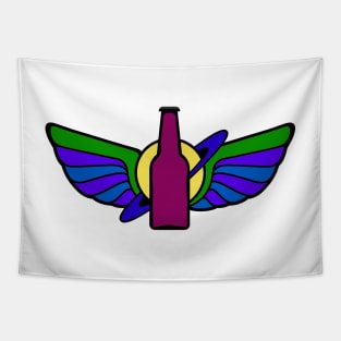 Buzz Lightbeer Badge Tapestry