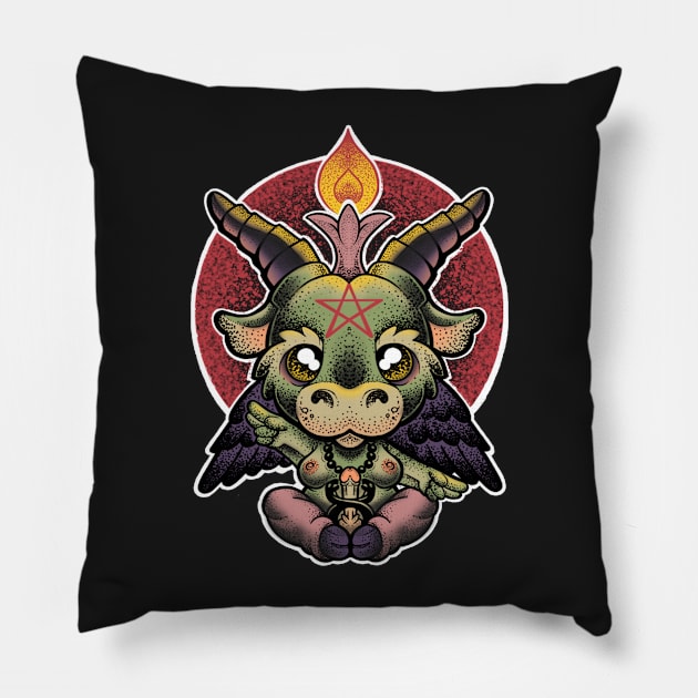 Baby Baph Color Pillow by InkyMcStapleface