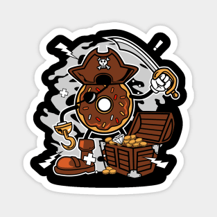 PIRATE DONUT Magnet