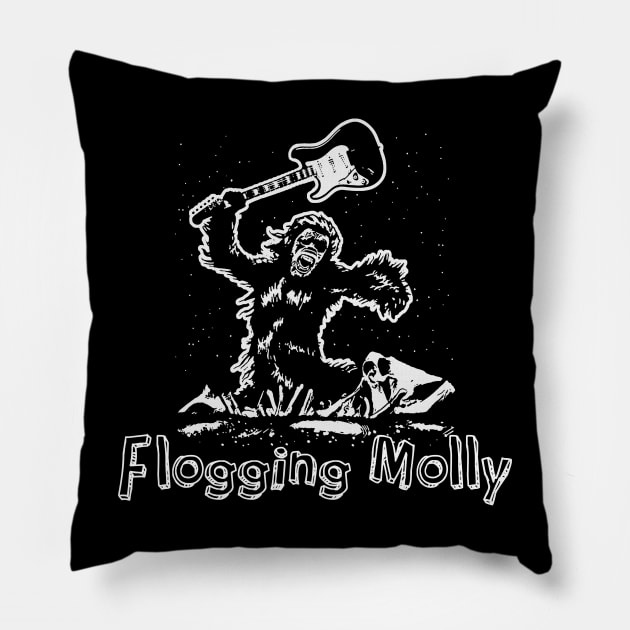 moly monster smash Pillow by calistoneug