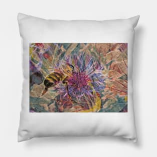 Wild Bee in Protected Area Pillow