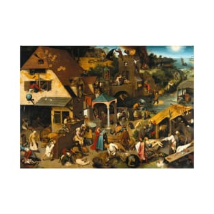 Netherlandish Proverbs by Pieter Bruegel the Elder T-Shirt