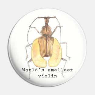 World's Smallest Violin Pin