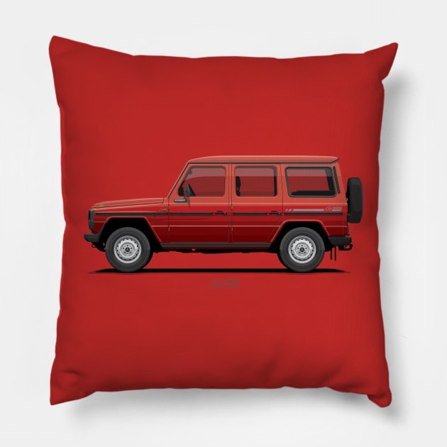 MB 300 GD LWB (W460) Red Pillow by ARVwerks