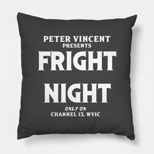 Fright Night Pillow by VideoNasties