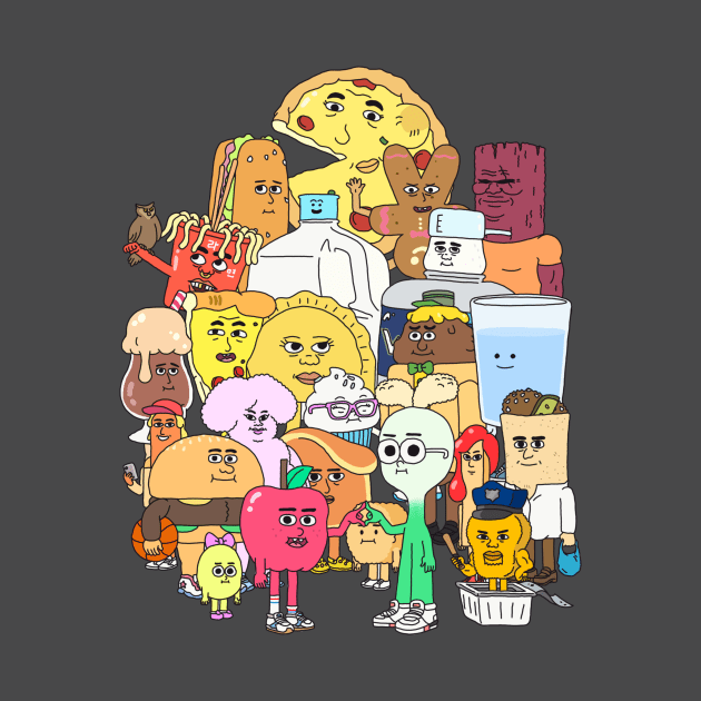 The Apple and Onion Gang by Owllee Designs