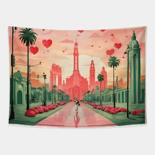 Argentina Buenos Aires Valentine's Day Vintage Retro 2 Tapestry