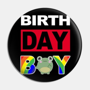 Birth Day Boy Pin