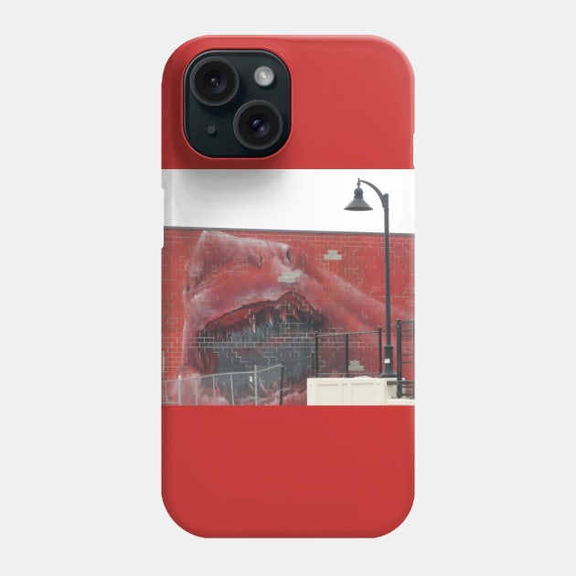 Red Shark Phone Case by ThomasGallant