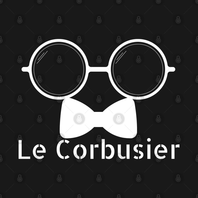 Le Corbusier iconic accessories illustration V2 by SLGA Designs