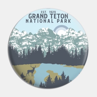 Grand Teton National Park Wyoming Pin