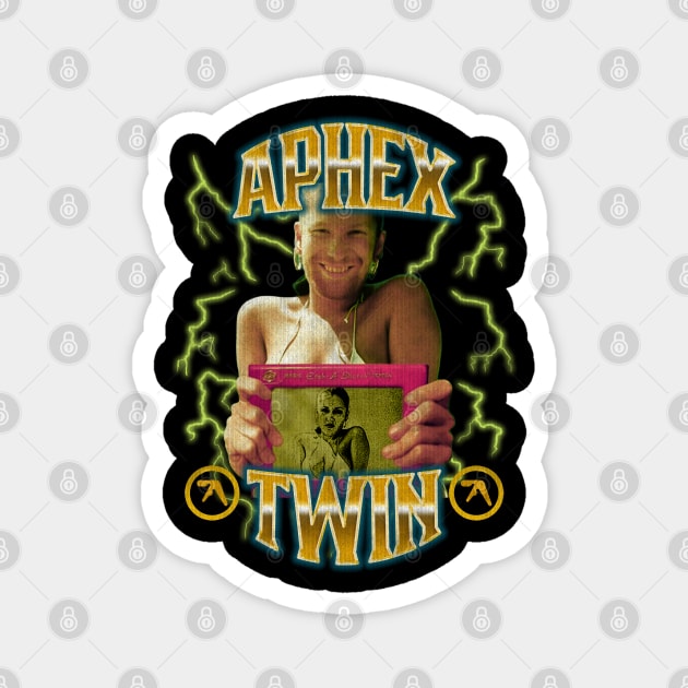 Aphex Twin // Bootleg Style Magnet by AutoChess Merchandise