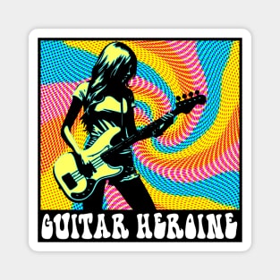 Guitar Heroine Magnet