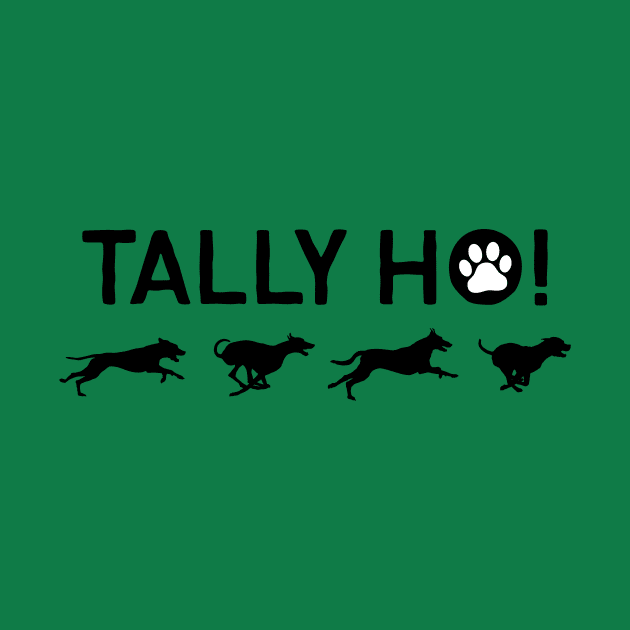Tally Ho! With Dog print by chapter2